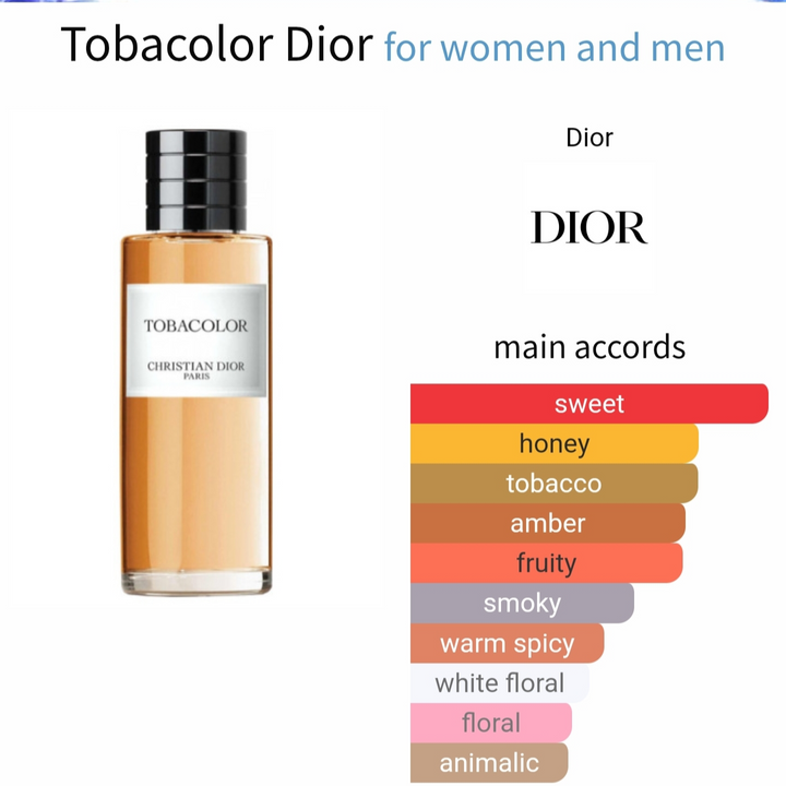  Tobacolor  Dior تقسيم 10 مل تقسيم عطور أصلية مصر

