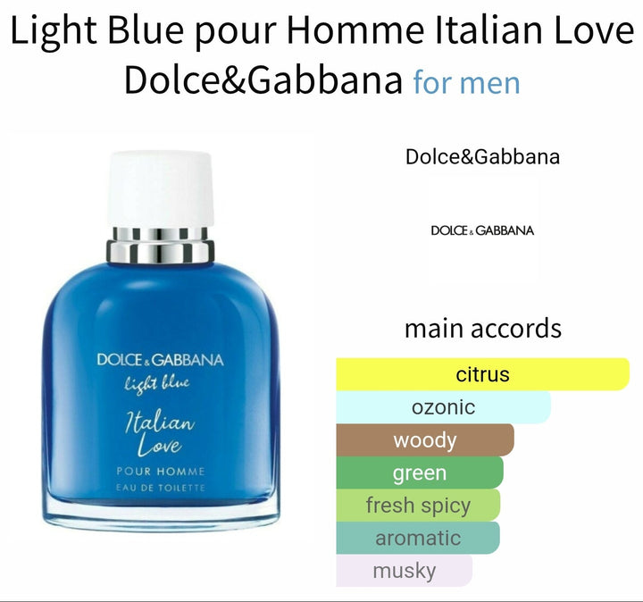 Light Blue Italian Love Dolce & Gabbana عطر صيفي فواح تقسيم

