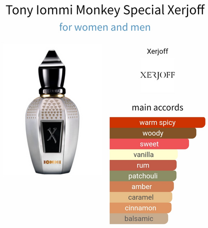 تقسيم 10 مل من عطر Tony Iommi Monkey Special Xerjoff الأصلي

