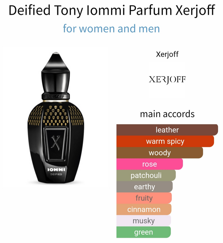 تقسيم 10 مل من Tony Iommi Defied Xerjoff عطر فاخر للجنسين

