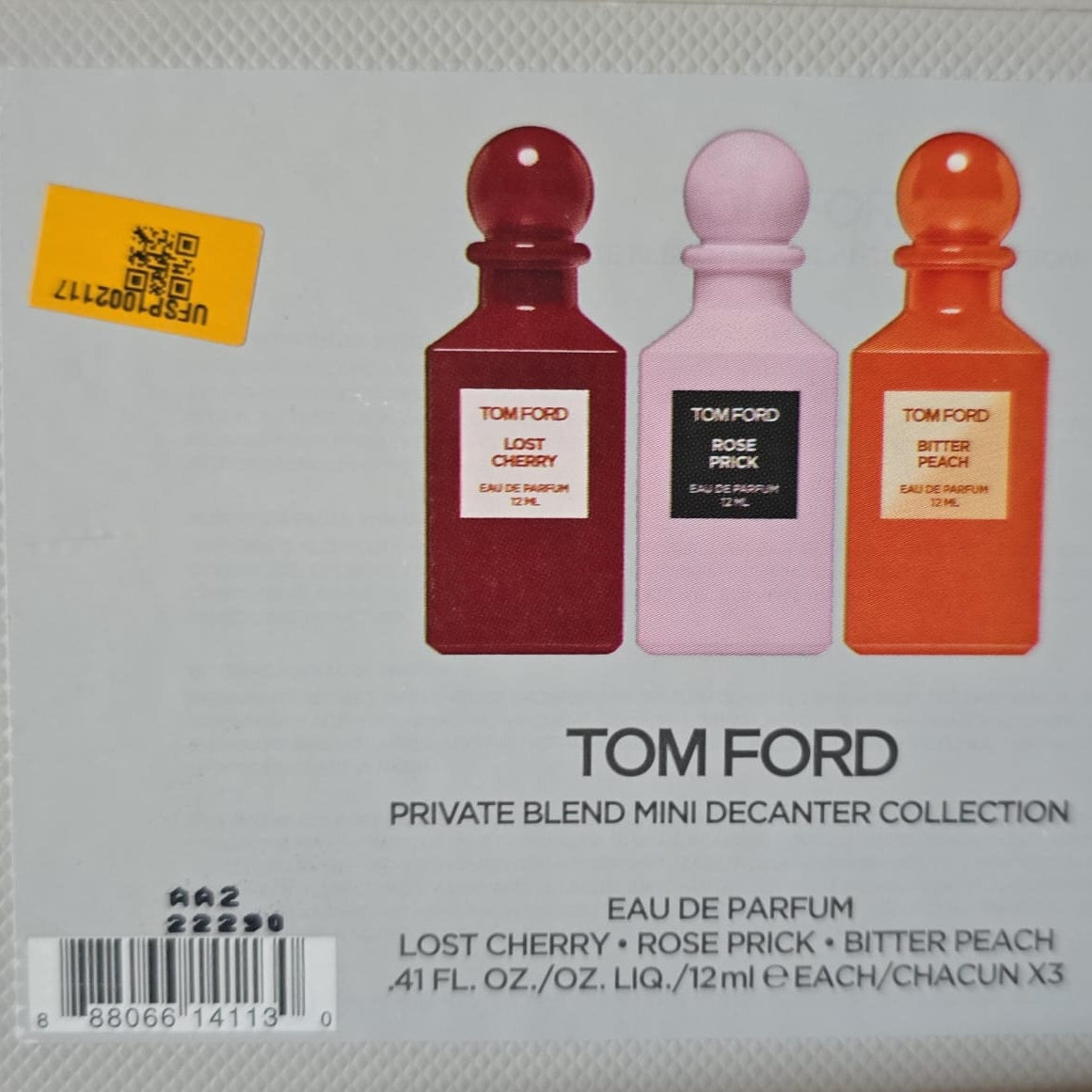 Tom Ford Private Line Sample Set - مجموعه من 3 عينات اصليه للجنسين