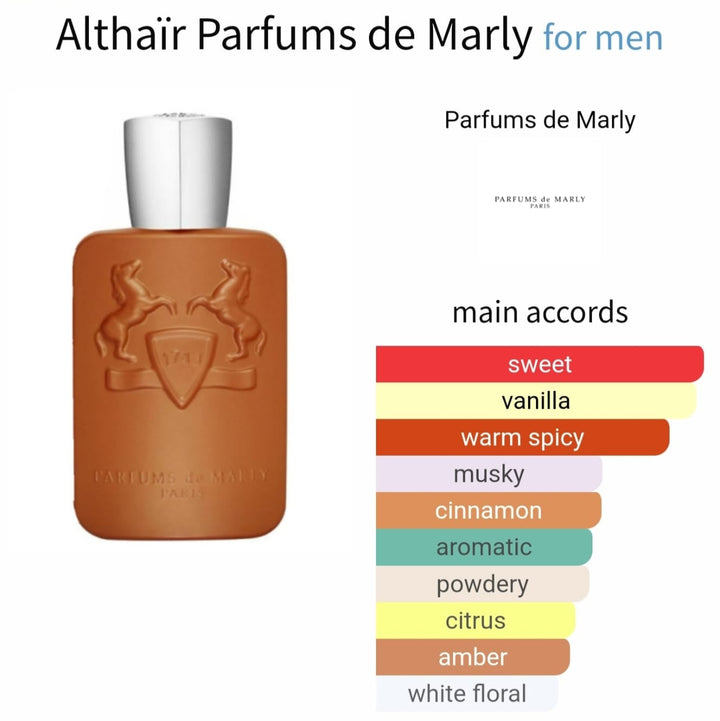 تقسيم عطر Althair 5 مل - عطر شرقي رجالي بالفانيليا من Parfums de Marly