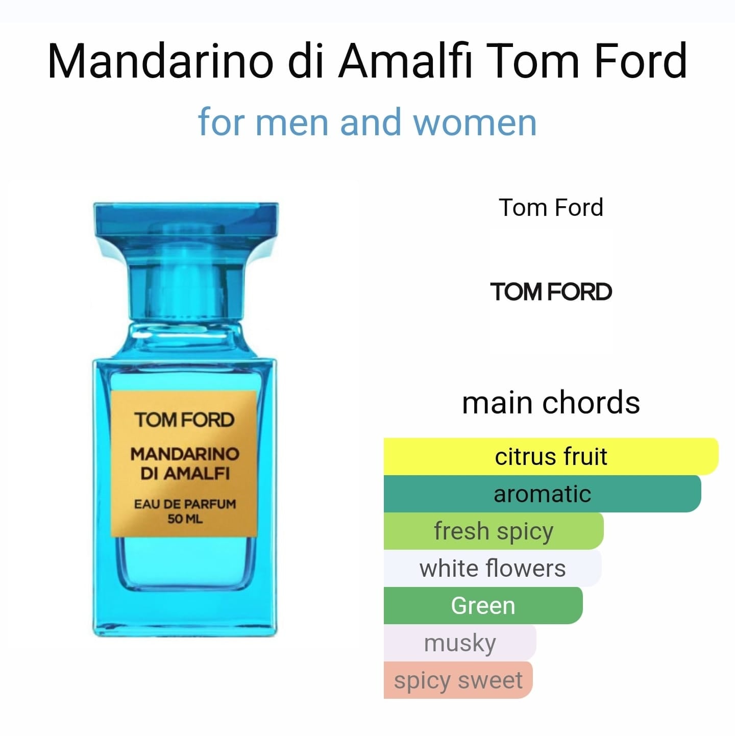 تقسيم عطر Mandarino di Amalfi 5 مل - عطر فريش صيفي للجنسين من Tom Ford