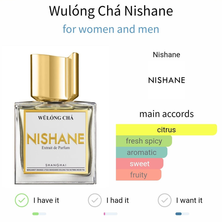 Nishane Wulóng Chá تقسيم 5 مل - عطر صيفي فريش
