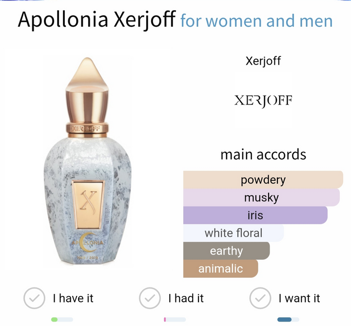 تقسيم 10 مل من Apollonia عطر فاخر للجنسين من Xerjoff

