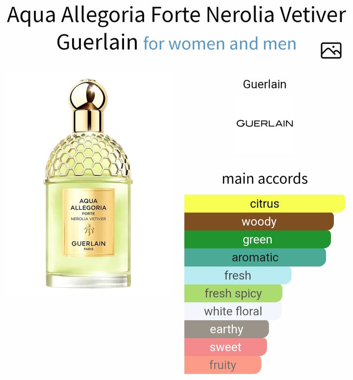 Guerlain Nerolia Vetiver Forte تقسيم أصلي للجنسين


