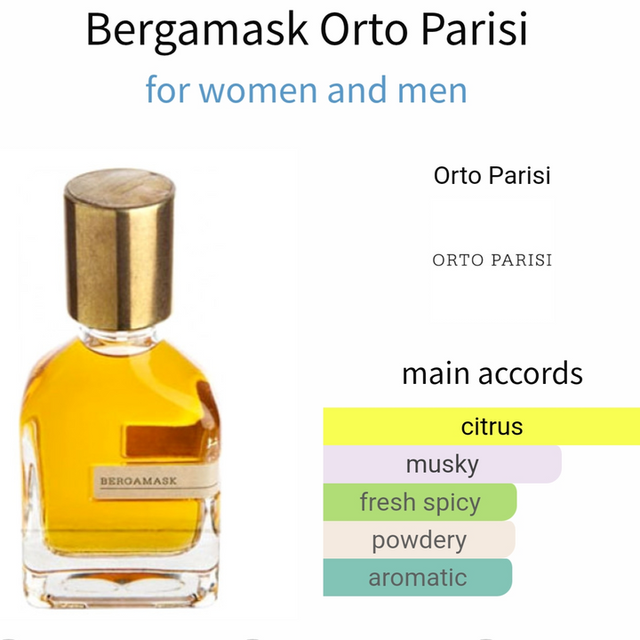 Bergamusk Orto Parisi عطر نيش مقسم 10 مل من Perfume Decants Egypt

